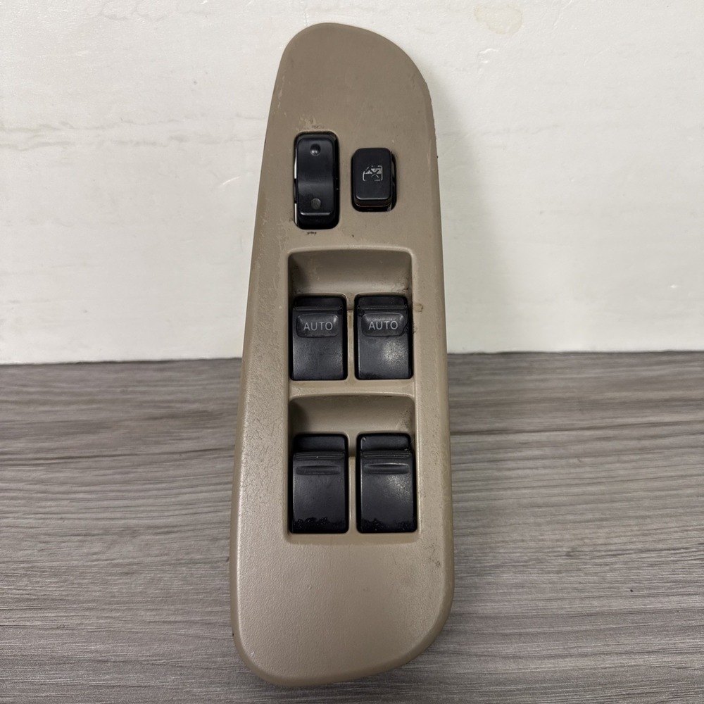 2001-2007 Toyota Sequoia Tundra Drivers Left Master Power Window Tan Switch